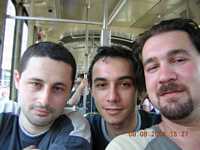 In the tram