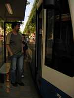 The tram is comming