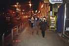 Streets of Budapest at night