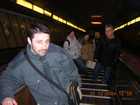 In the metro