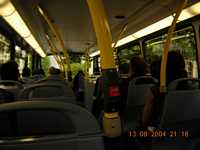 London's new bus inside