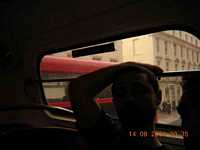 Inside the old bus