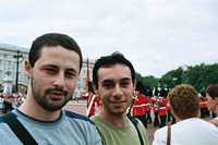 Buckingham Palace Square - The guard change