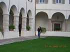 The monastery backyard