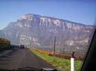 The road in the mountains