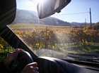The road in the mountains